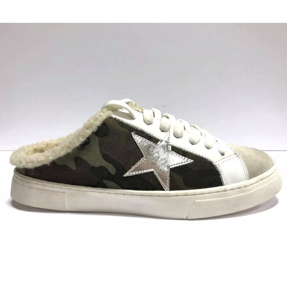 Steve Madden Women’s Rae, Camo Multi Slip-On Sneakers, Size 9 M.